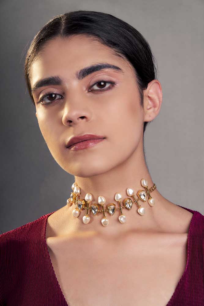 正規品 andmary Claire choker tops Timeless Vibrant Choker White – Mirasa
